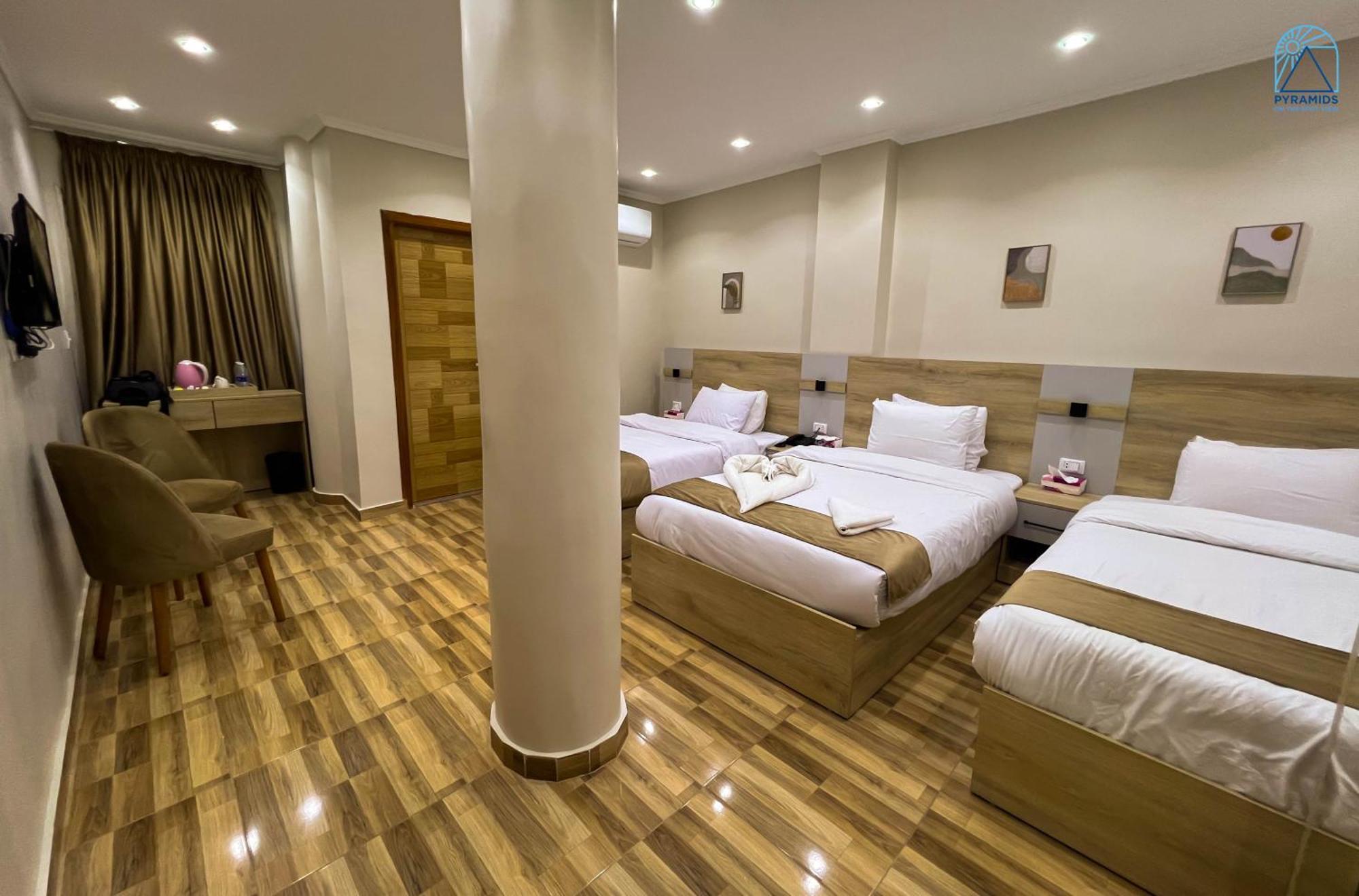 Pyramids On The Spot View Hotel Kafrat al Jabal Exterior photo